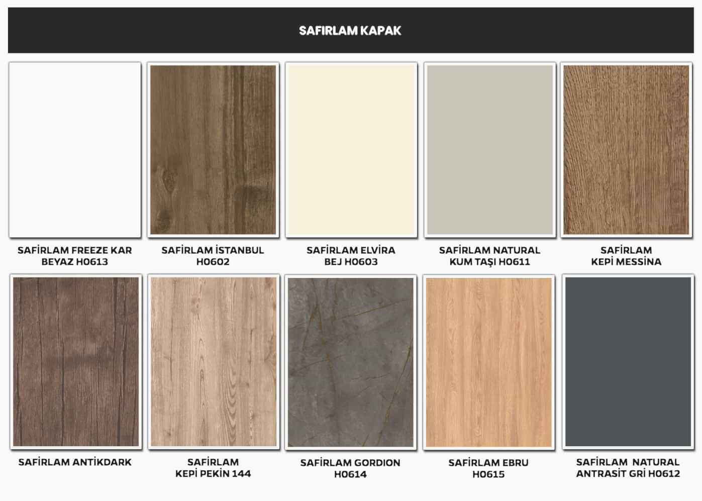 Ekolay Mutfak - Kapak Modelleri