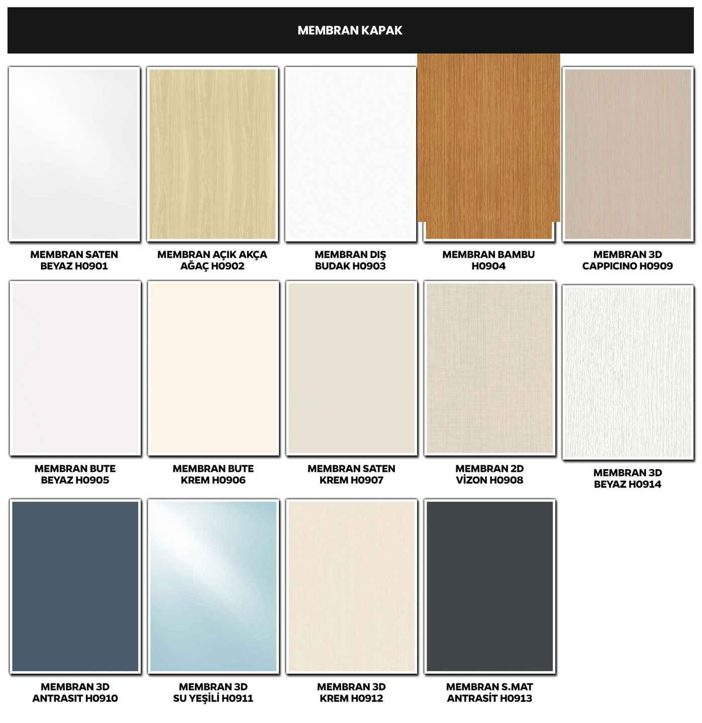 Ekolay Mutfak - Kapak Modelleri